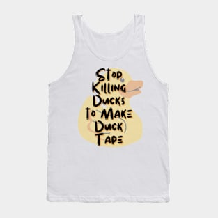 Duck Tape Protest Tank Top